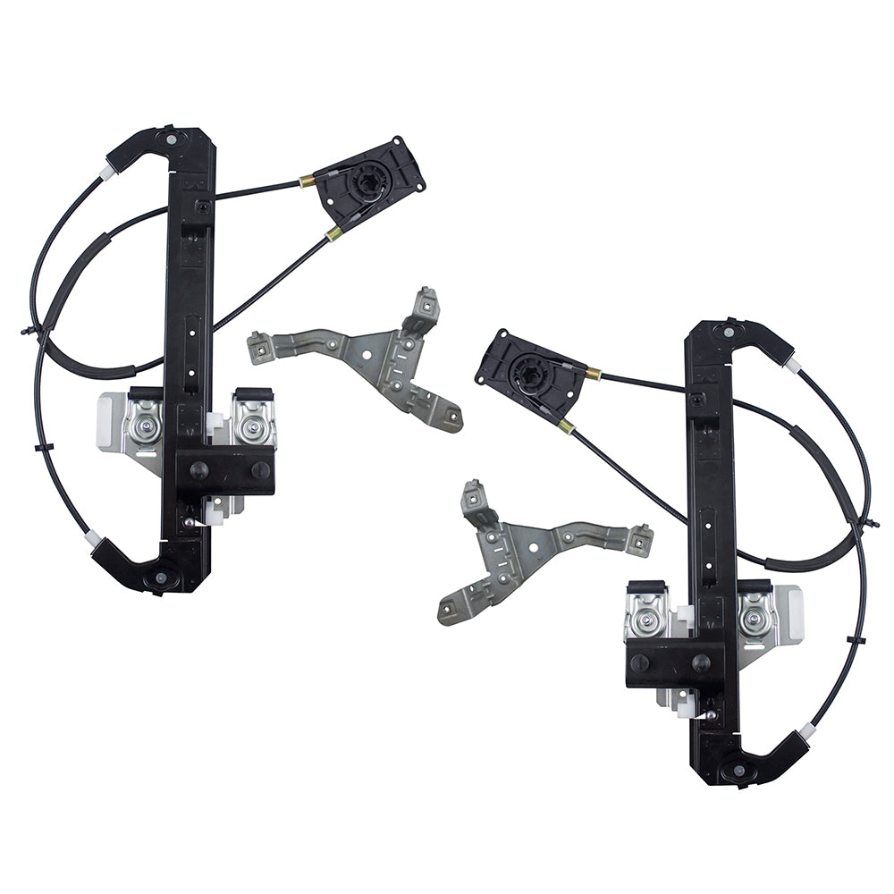 Window Regulator w/o Motor for 2000-2006 Tahoe Rear for 2000-2006 Yukon for 2002-2006 Escalade 19260050 Set GM1550140