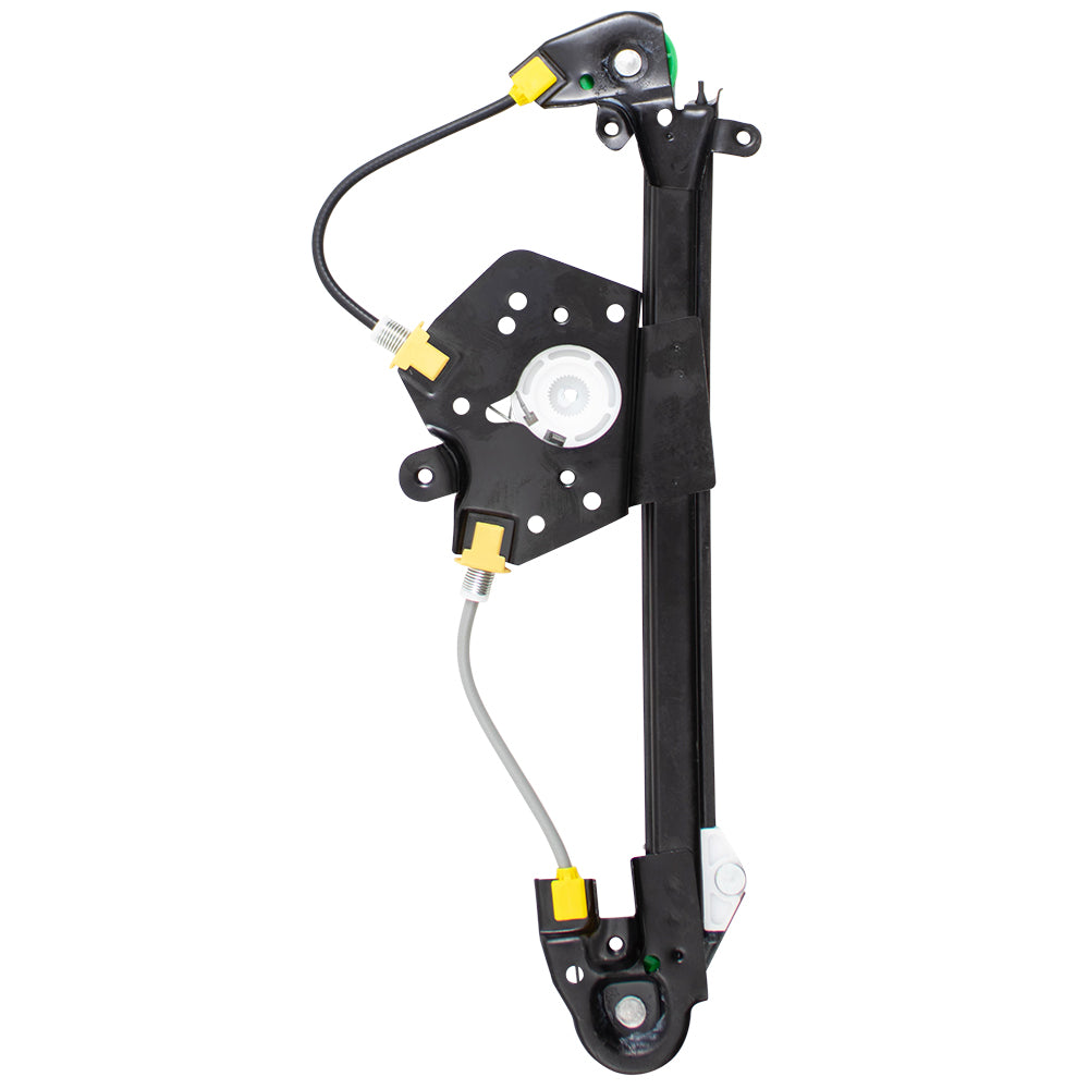 Brock Replacement Driver and Passenger Set Rear Power Window Regulators without Motors Compatible with 97-03 Malibu 04-05 Malibu/Classic