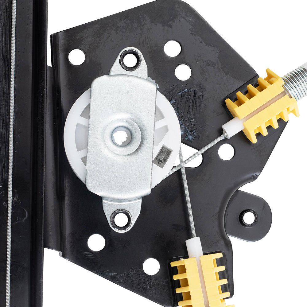 Brock Replacement Driver and Passenger Set Rear Power Window Regulators without Motors Compatible with 97-03 Malibu 04-05 Malibu/Classic