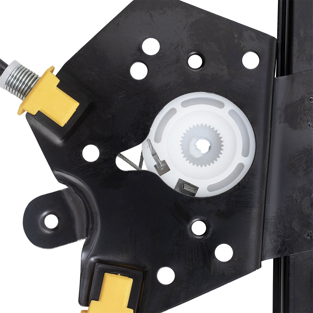 Brock Replacement Driver and Passenger Set Rear Power Window Regulators without Motors Compatible with 97-03 Malibu 04-05 Malibu/Classic