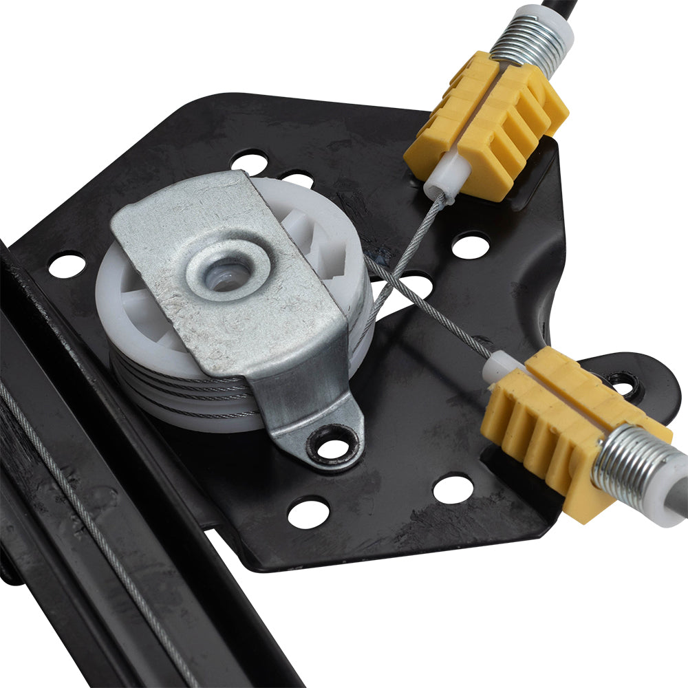 Brock Replacement Driver and Passenger Set Rear Power Window Regulators without Motors Compatible with 97-03 Malibu 04-05 Malibu/Classic