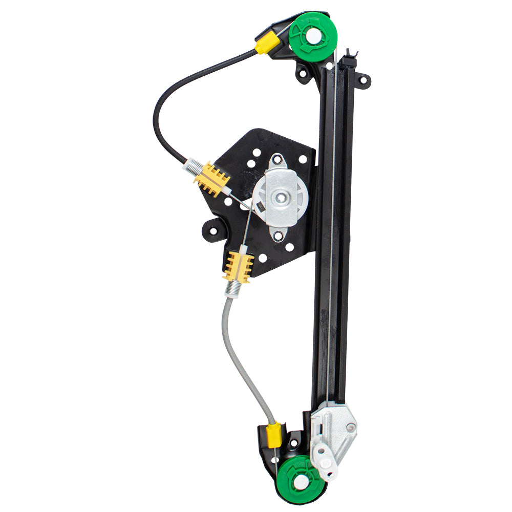 Brock Replacement Passenger Rear Power Window Regulator without Motor Compatible with 97-03 Malibu 04-05 Malibu/Classic