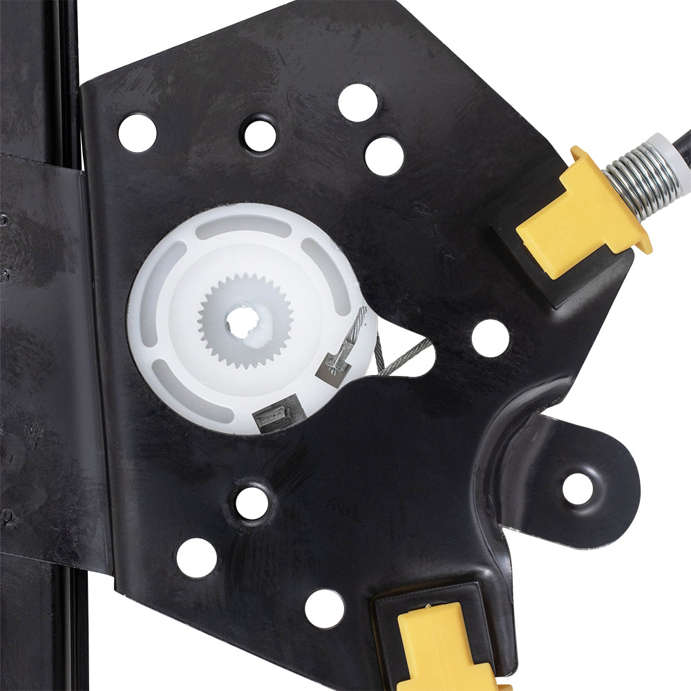 Brock Replacement Passenger Rear Power Window Regulator without Motor Compatible with 97-03 Malibu 04-05 Malibu/Classic