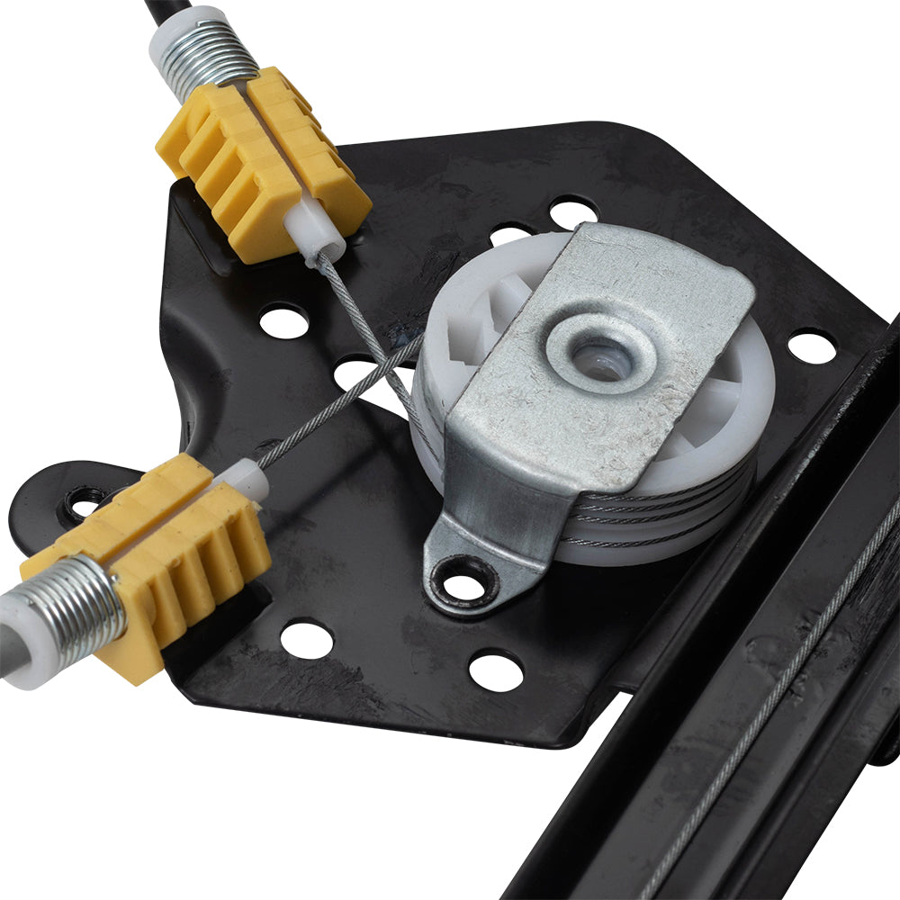 Brock Replacement Passenger Rear Power Window Regulator without Motor Compatible with 97-03 Malibu 04-05 Malibu/Classic