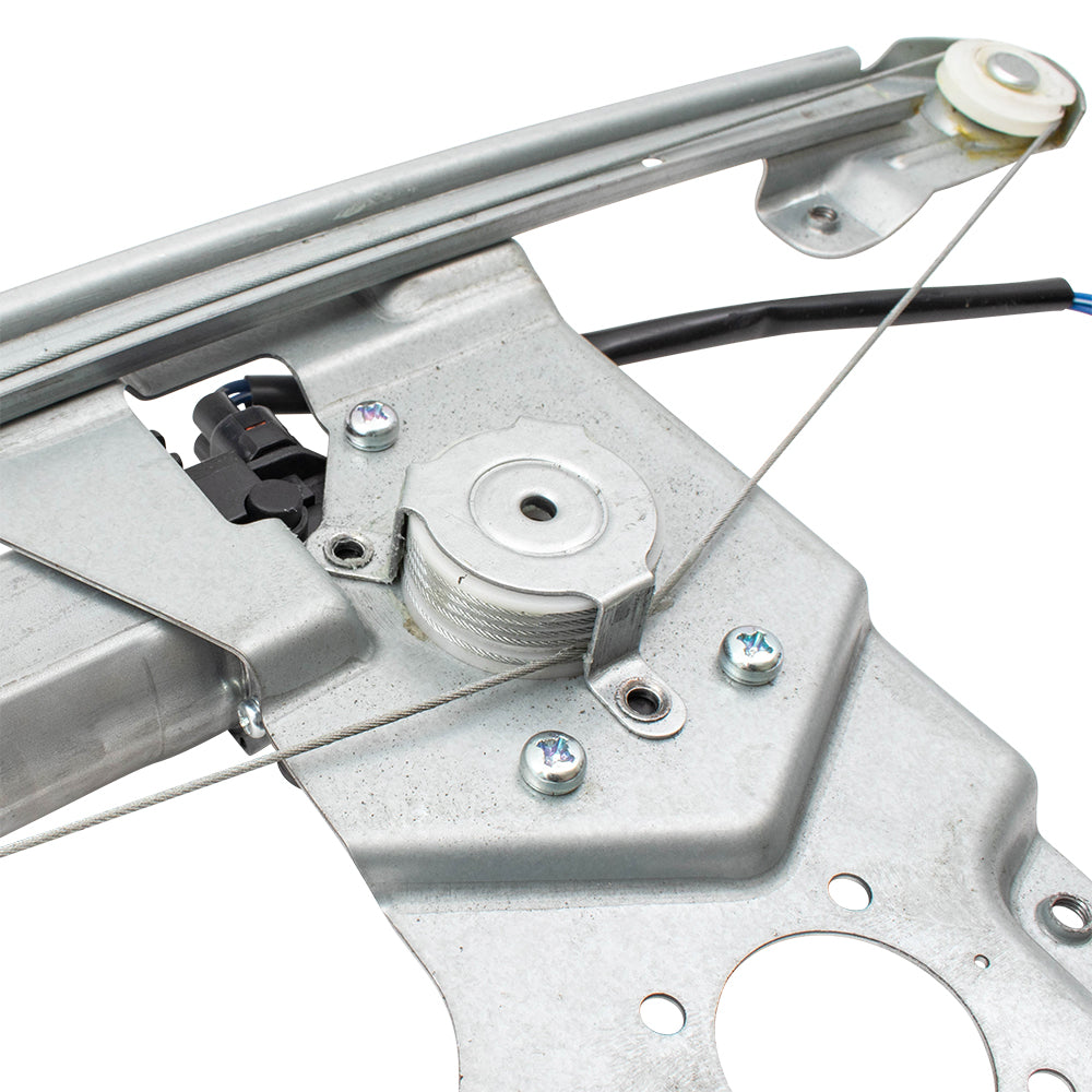 Brock Replacement Passenger Rear Power Window Regulator without Motor Compatible with 04-12 Colorado Canyon 06-08 i-Series Crew Cab Pickup Truck