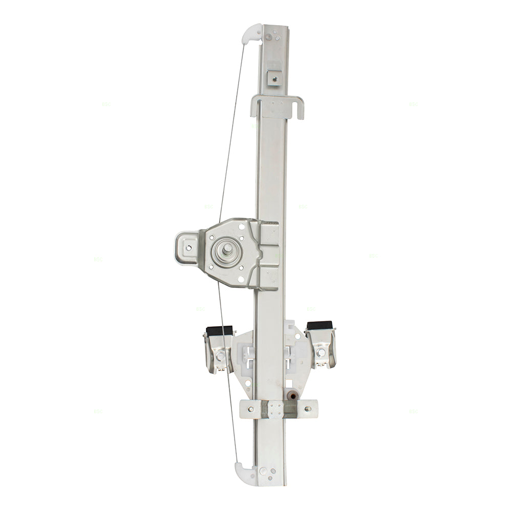 Brock Replacement Driver Rear Manual Window Lift Regulator Left Compatible with 07-13 Silverado Sierra Extended Cab Pickup Truck 15901324