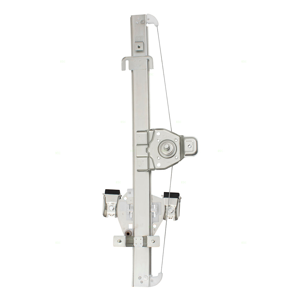Brock Replacement Passenger Rear Manual Window Lift Regulator Right Compatible with 07-13 Silverado Sierra Extended Cab Pickup Truck 15901325