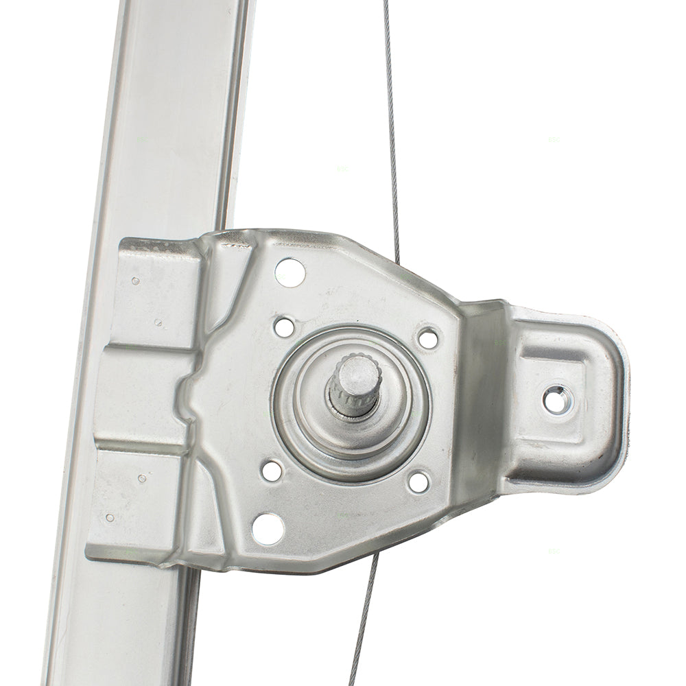 Brock Replacement Passenger Rear Manual Window Lift Regulator Right Compatible with 07-13 Silverado Sierra Extended Cab Pickup Truck 15901325