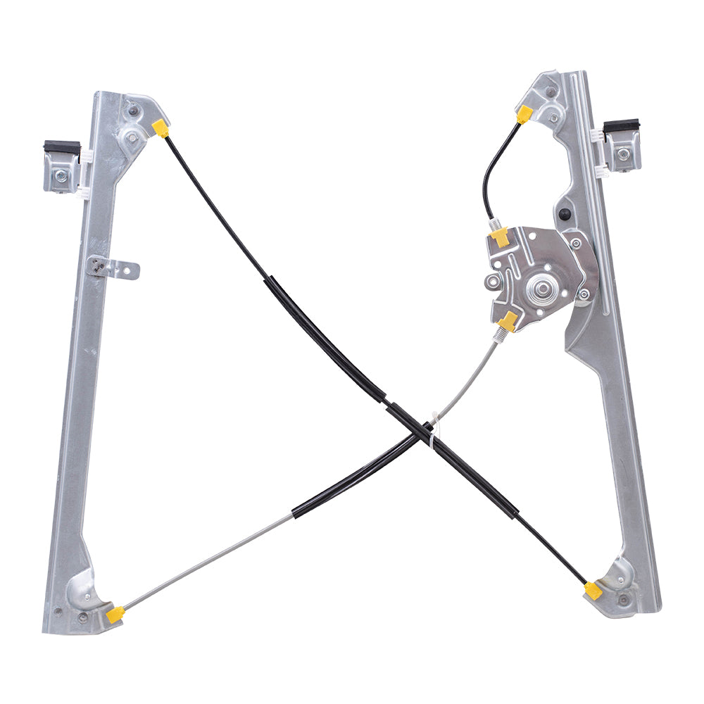 Brock Replacement Driver Front Manual Window Regulator Compatible with 1999-2007 Silverado Sierrra 2000-2006 Tahoe Yukon & XL Suburban