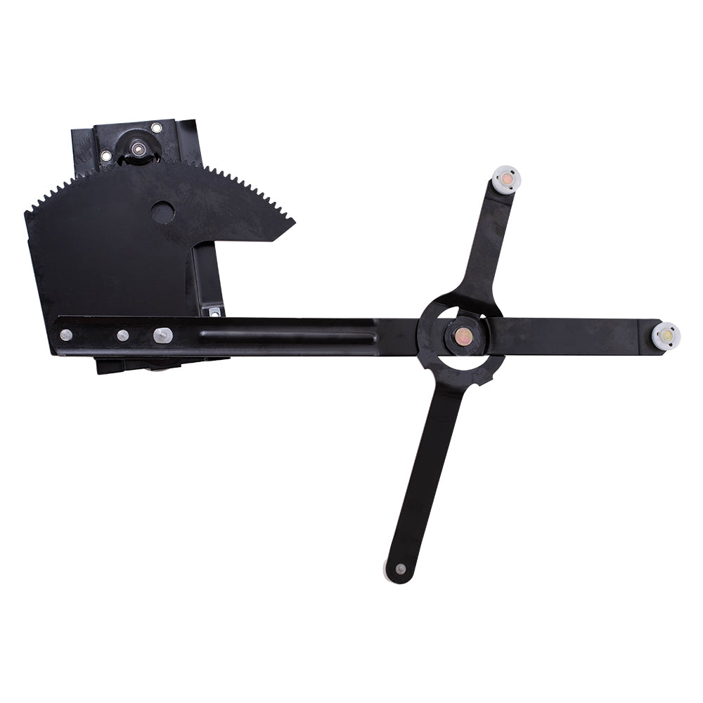 Brock Replacement Driver Front Manual Window Lift Regulator Assembly Compatible with 1977-1991 Blazer JImmy Suburban C/K/R/V Pickup Truck 14027431