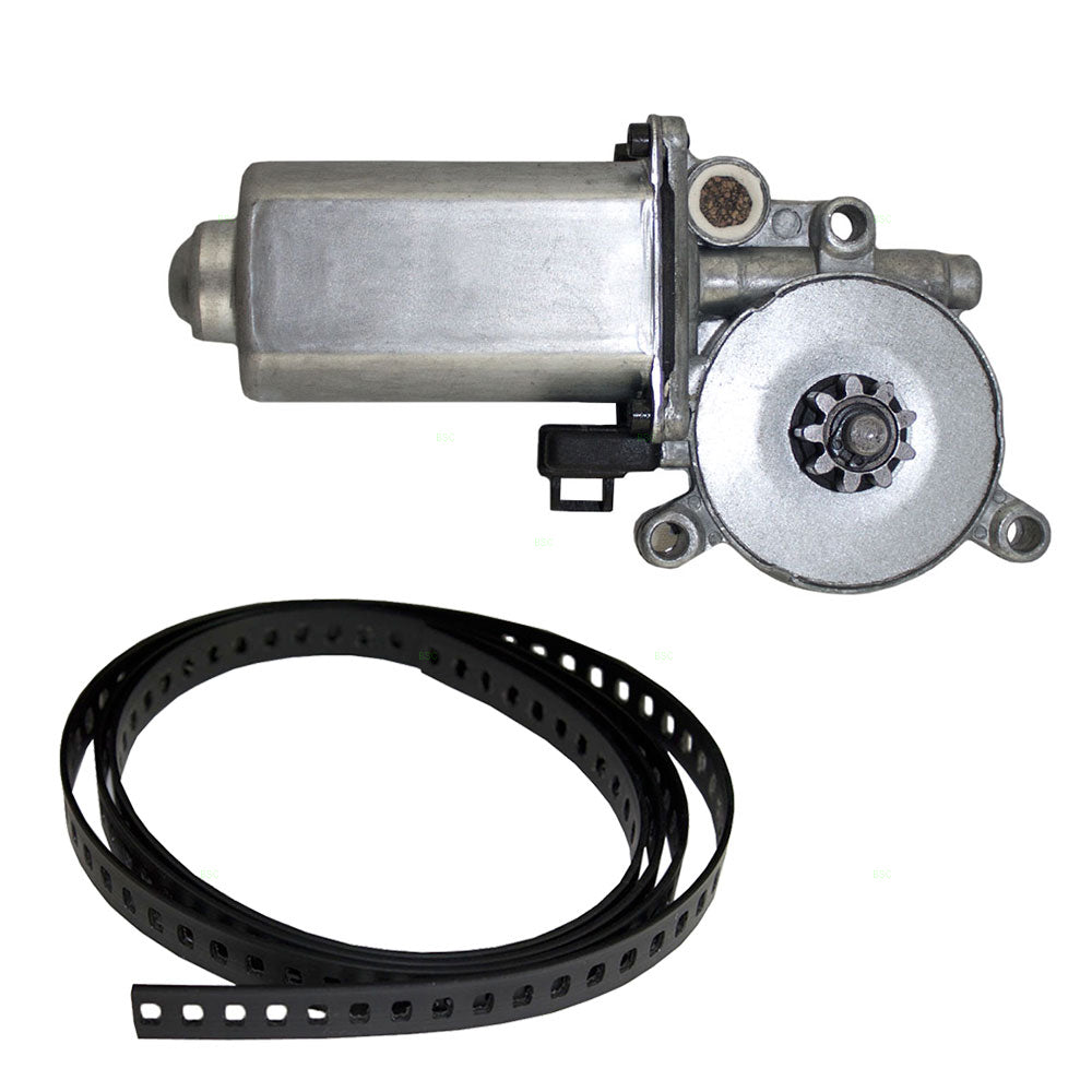 Brock Replacement 2 Pc Set Power Window Regulator Motor & 54" Repair Tape Compatible with 1992 SeVille 20591996 22143946