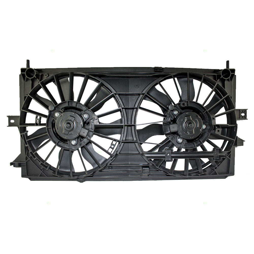 Brock Replacement Radiator Cooling Fan Assembly Compatible with 2000-2003 Impala Monte Carlo 19130419