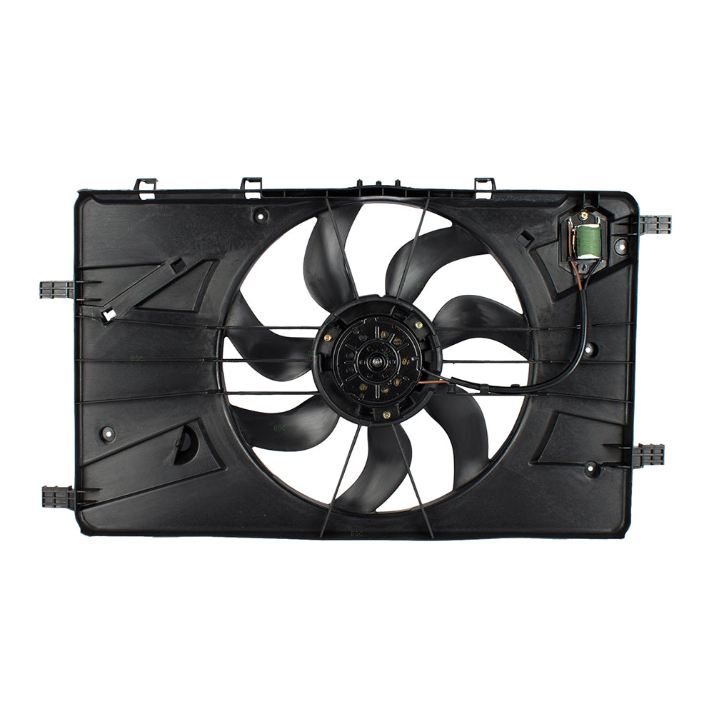 Brock Replacement Cooling Fan Motor Assembly Compatible with Cruze & Cruze Limited Verano 13427161 674-01012