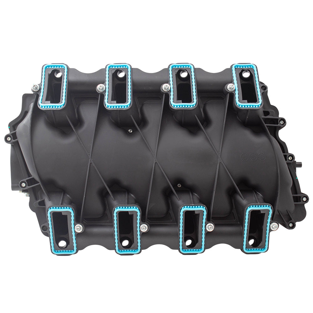 Brock Replacement Upper Intake Manifold w/ Gasket Kit Compatible with 99-07 Silverado Sierra Pickup Truck 4.8L/5.3L/6.0L engines 615-183 89017230 329-01969