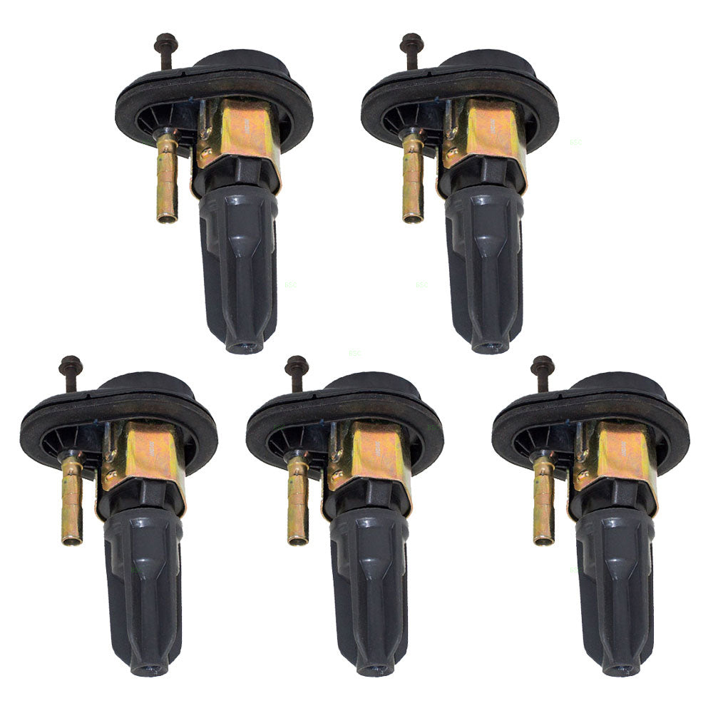 Brock Replacement 5 Pc Set Ignition Spark Plug Coils Compatible with 2004-2006 Colorado Canyon 2006 H3 i-Series Pickup Truck 5 cyl l5 12568062