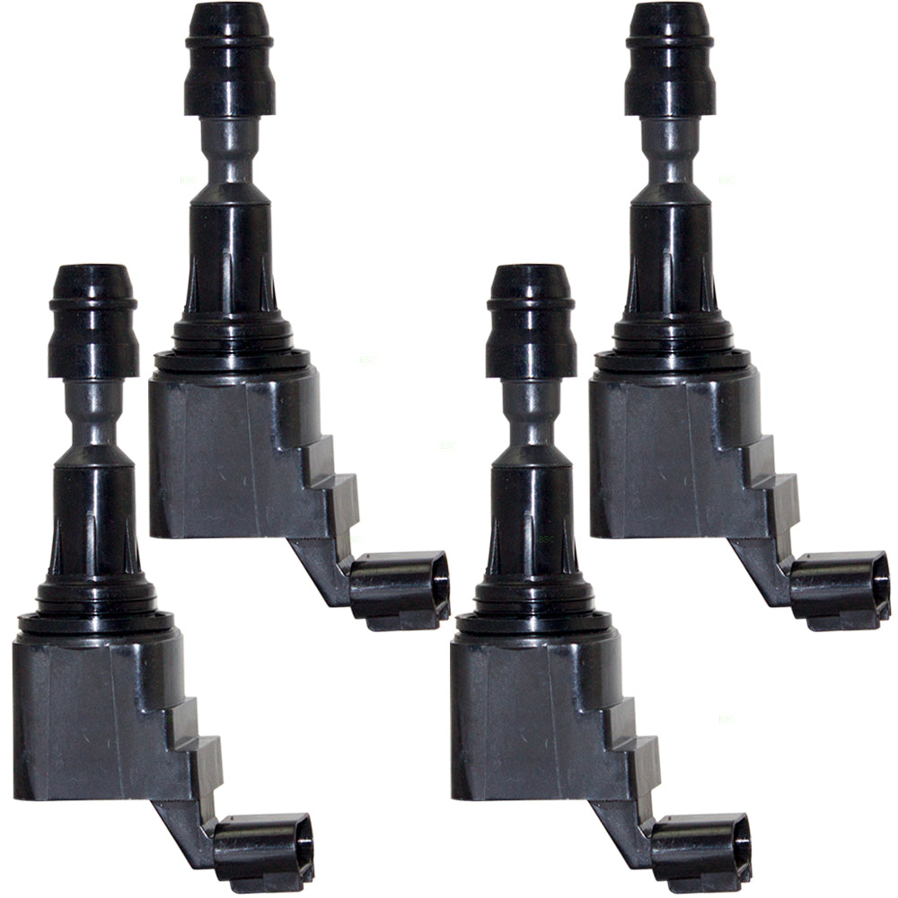 Brock Replacement 4 Pc Set Ignition Coils Compatible with 2010-2017 Terrain & Denali 2.4L 2010-2016 LaCrosse Equinox 12638824 12578224