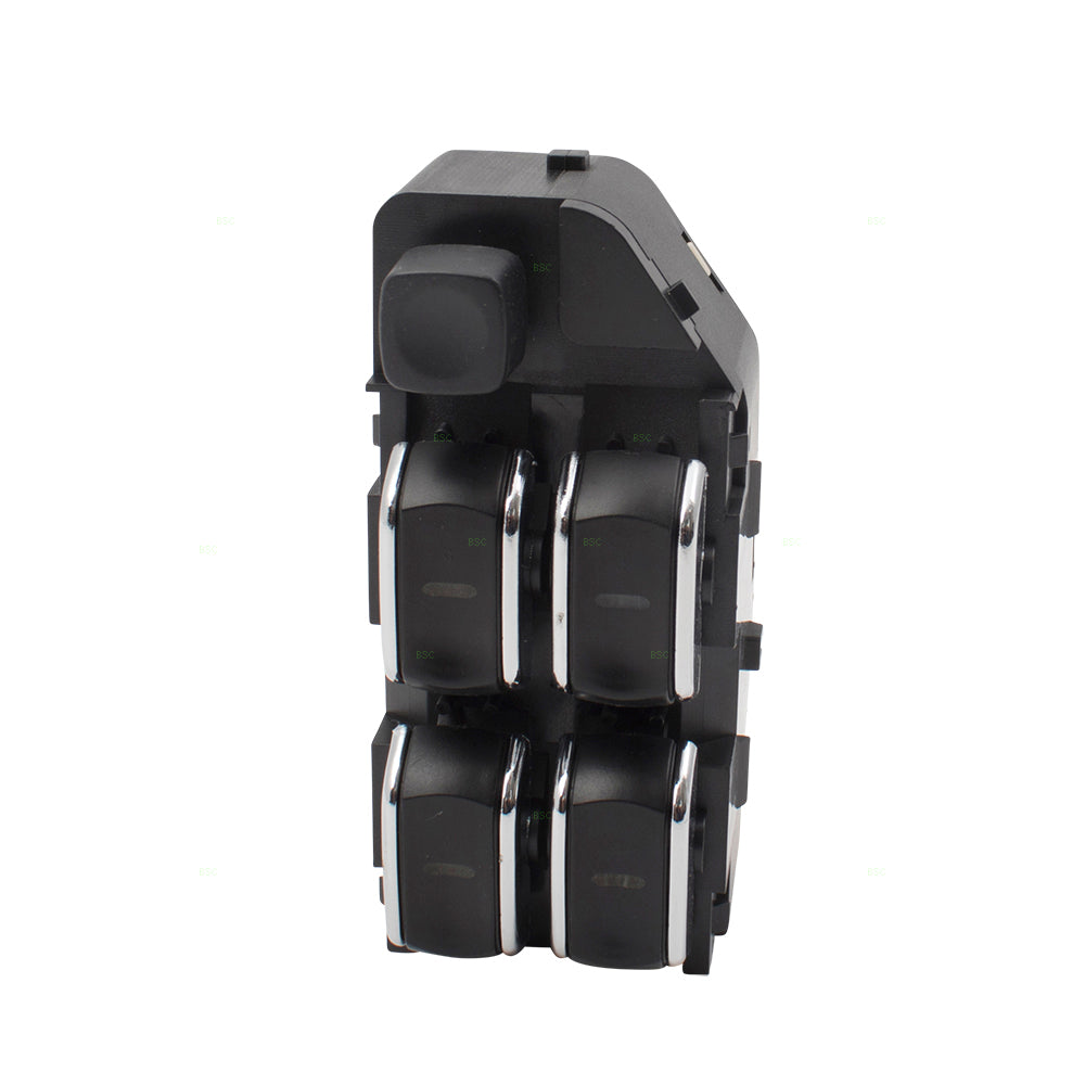 Brock Replacement Drivers Front Power Window Master Switch 5 Button Left Compatible with 97-99 DeVille 25668566