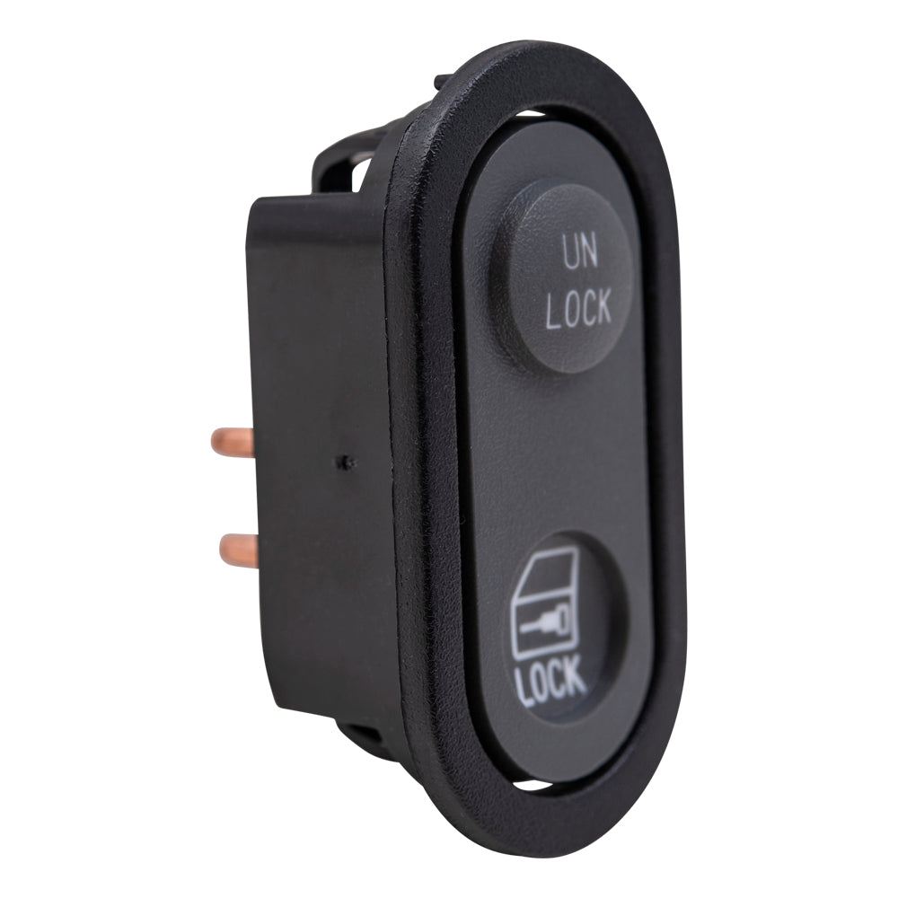 Brock Replacement Oval Lock Switch 5 Prongs Compatible with 90-94 SUV Pickup Truck 22086338