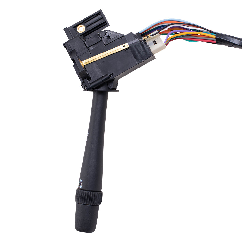 Brock Replacement Turn Signal Switch Wiper Brights Lever Compatible with 98-05 Envoy Jimmy Blazer Bravada S10 Hombre Sonoma Pickup Truck 26083636