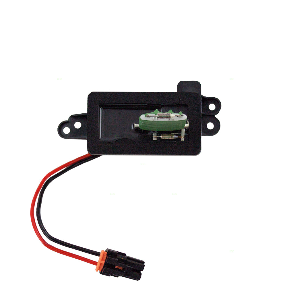 Brock Replacement A/C Heater Blower Motor Resistor Compatible with 2002-2006 Envoy Trailblazer 89019100 89018439