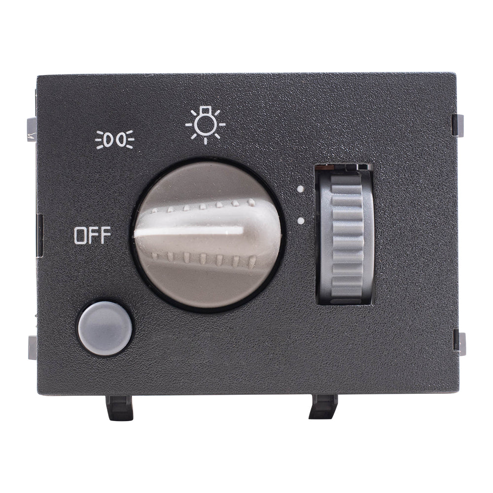 Brock Replacement Headlight Dimmer Control Switch Compatible with 95-09 Tahoe Savana Escalade Yukon C/K Pickup Truck Suburban 93443101