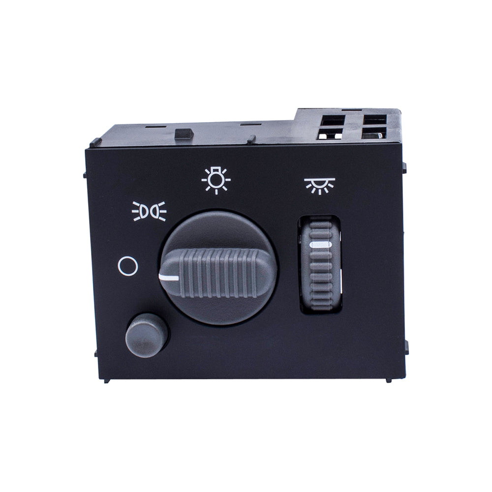 Brock Replacement Headlight Dimmer Control Switch Compatible with 1999-2002 Silverado Sierra Pickup 2000-2002 Tahoe Yukon & XL Suburban 15755595