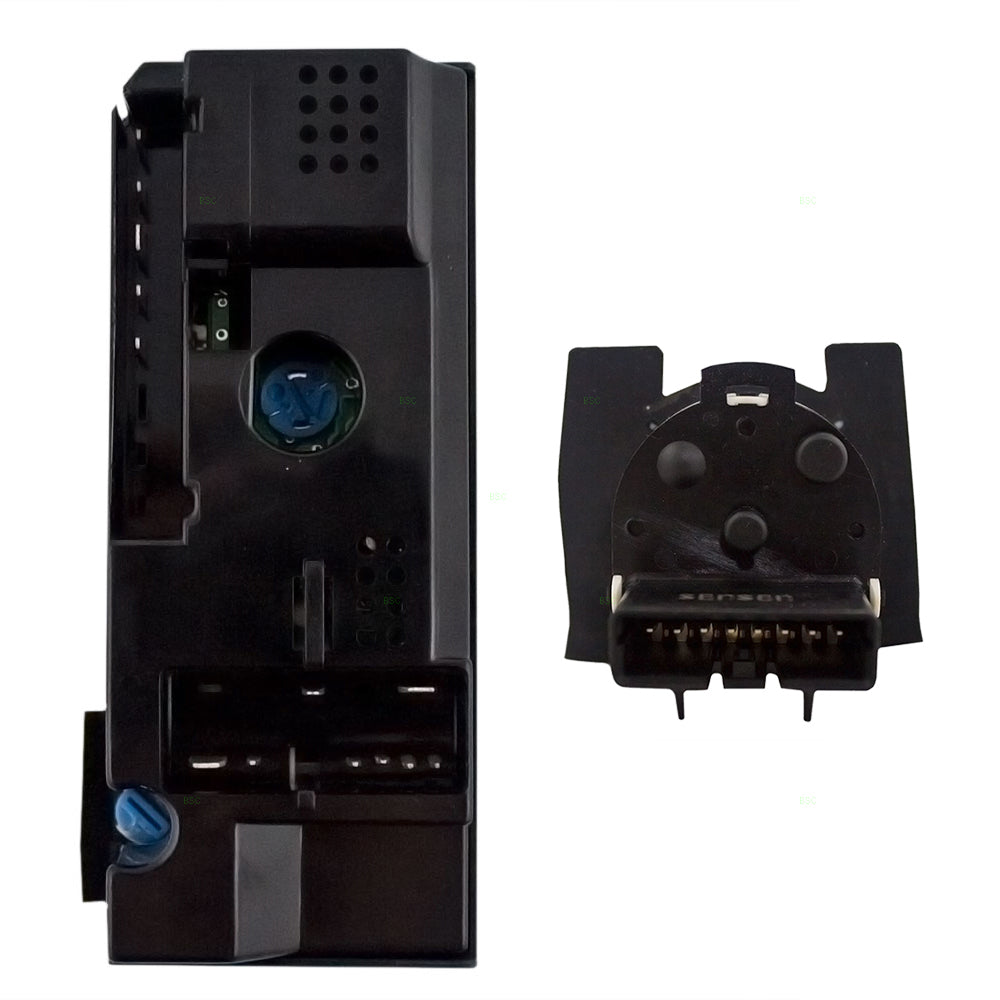 Brock Replacement 2 Piece Driver Set Power Master Window Switch with Remote Mirror Switches Compatible with 19244656