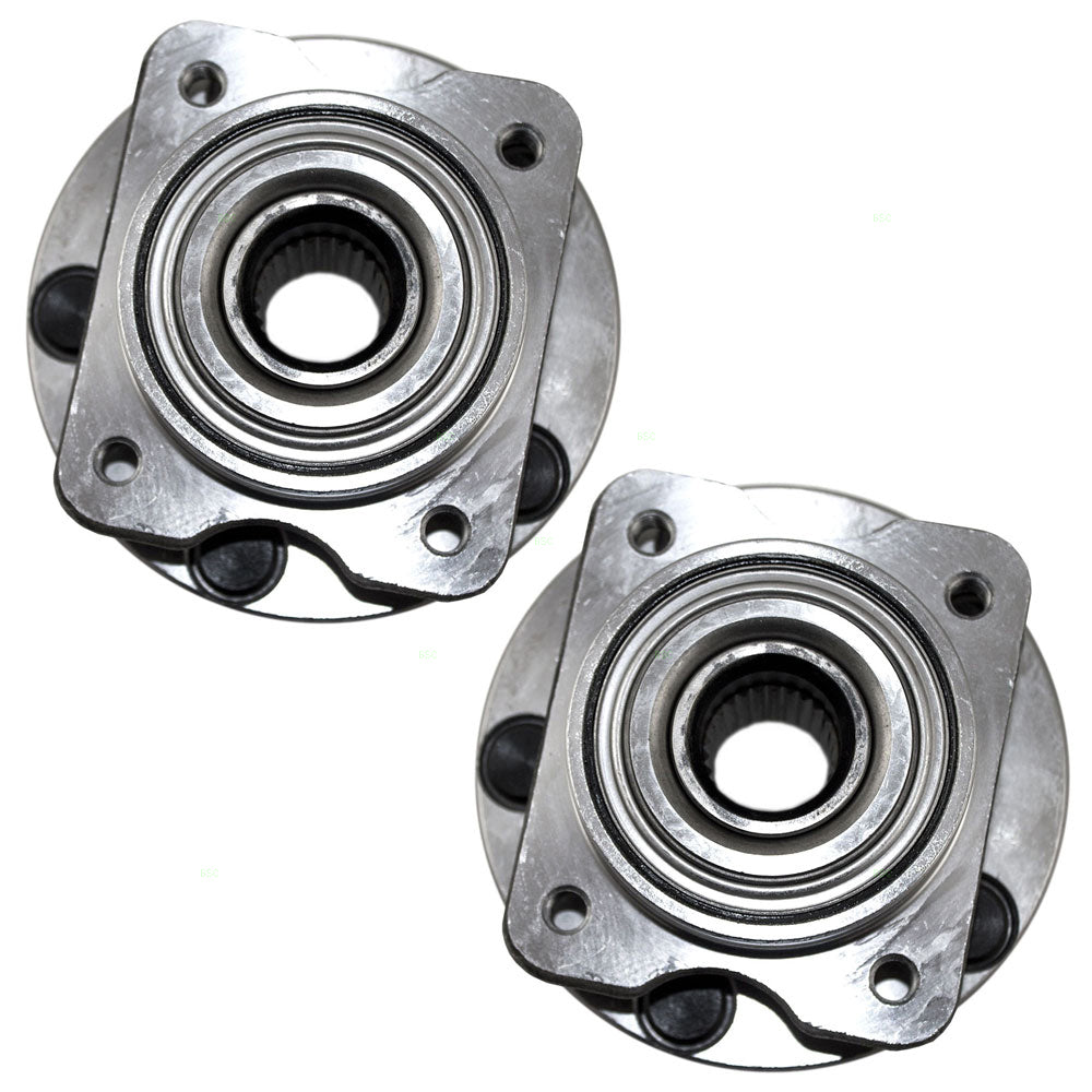 Brock Replacement Set Front Wheel Hub Bearings Compatible with 1996-2007 Town & Country Caravan 4641517AD