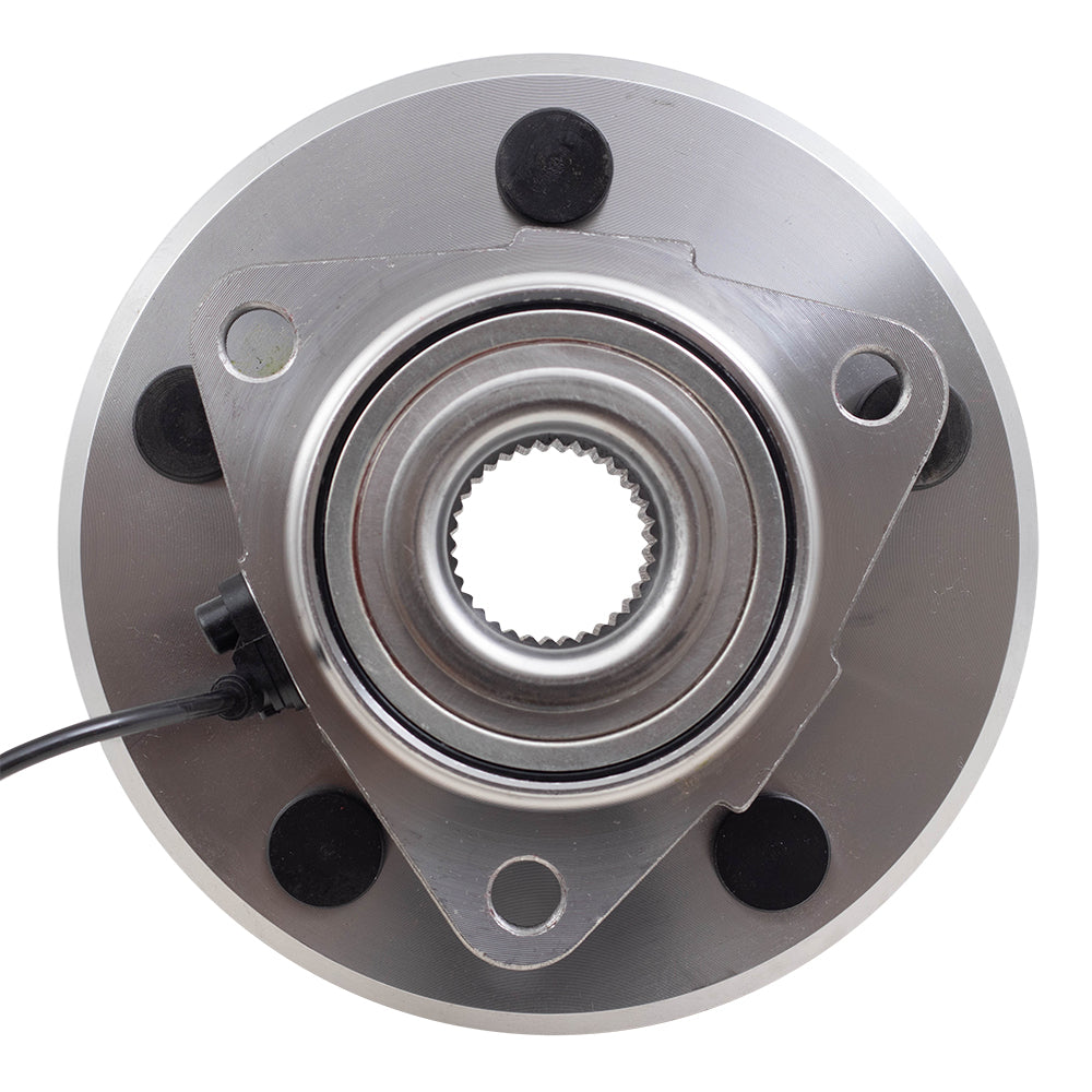 Brock Aftermarket Replacement Part Front Driver and Passenger Side Hub and Bearing Assemblies Compatible with 2013-2018 RAM 1500