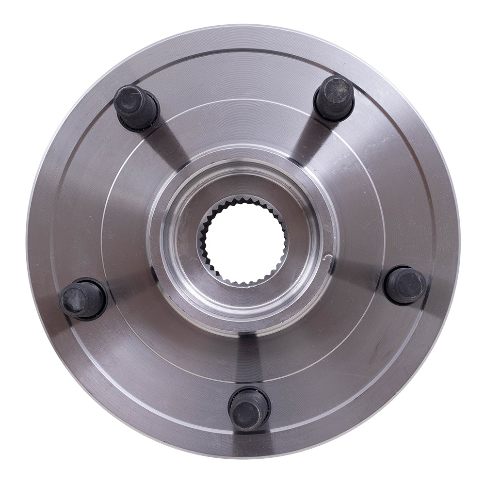 Brock Aftermarket Replacement Part Front Driver and Passenger Side Hub and Bearing Assemblies Compatible with 2013-2018 RAM 1500