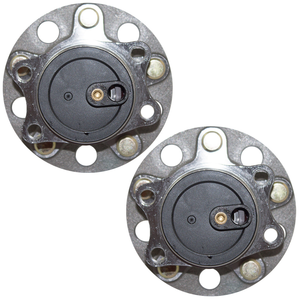 Brock Replacement Pair Set Rear Wheel Hubs with Bearings Compatible with 200 Avenger Caliber Compass Patriot Sebring 4766719AB 512332