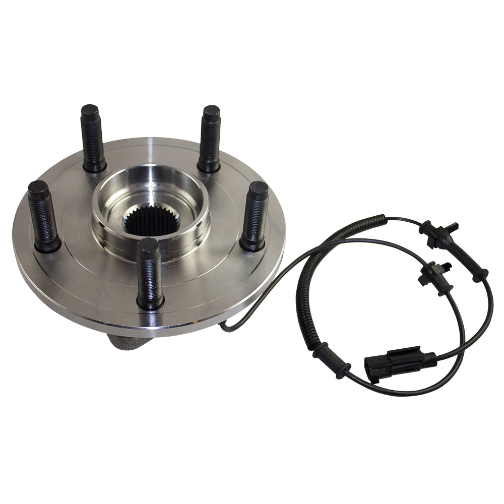 Brock Replacement Front Wheel Hub with Bearing Assembly Compatible with 2009-2011 1500 Pickup Truck 68024245AA HA590354