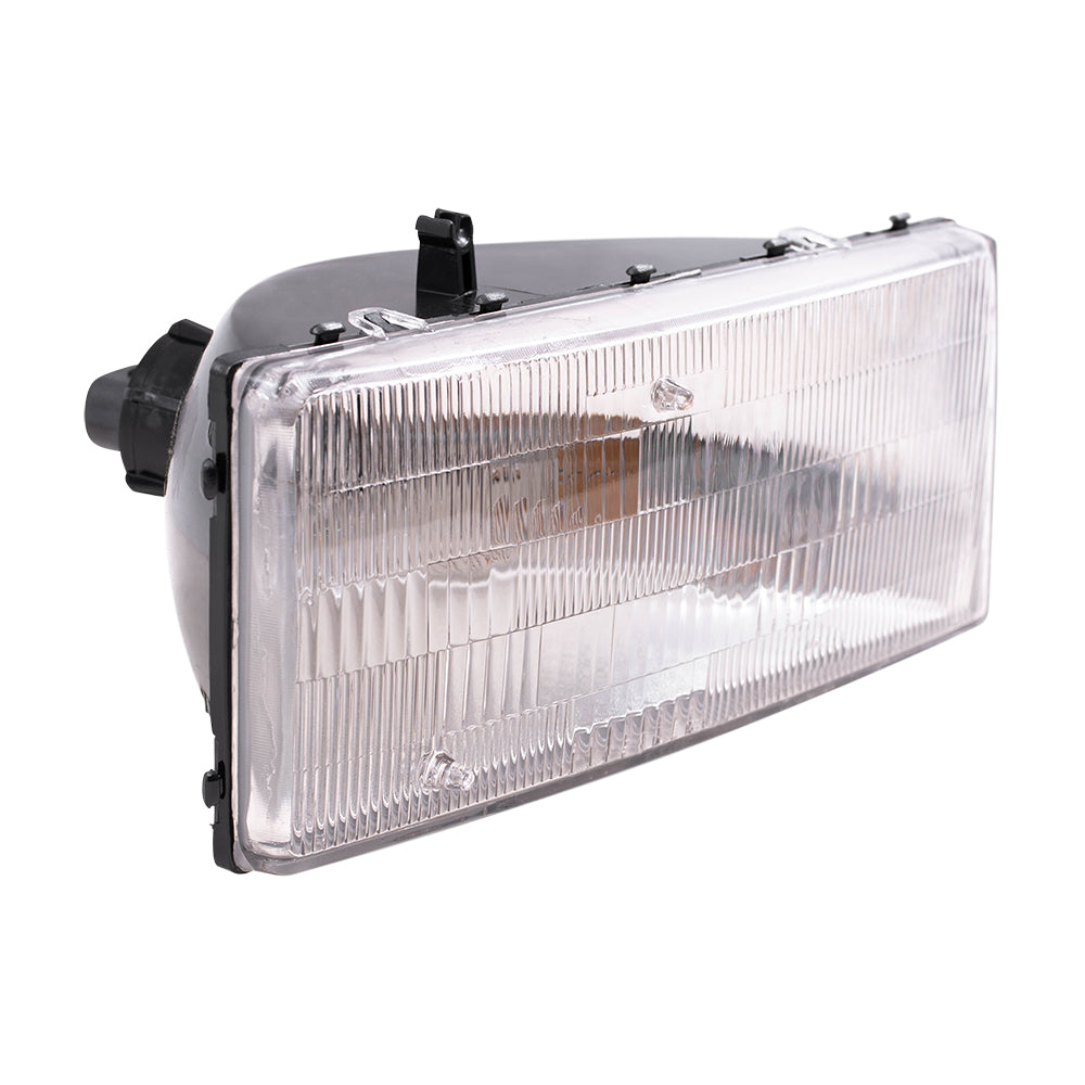 Brock Replacement Driver and Passenger Set Headlights Compatible with LeBaron Spirit Acclaim 4773253 4773252