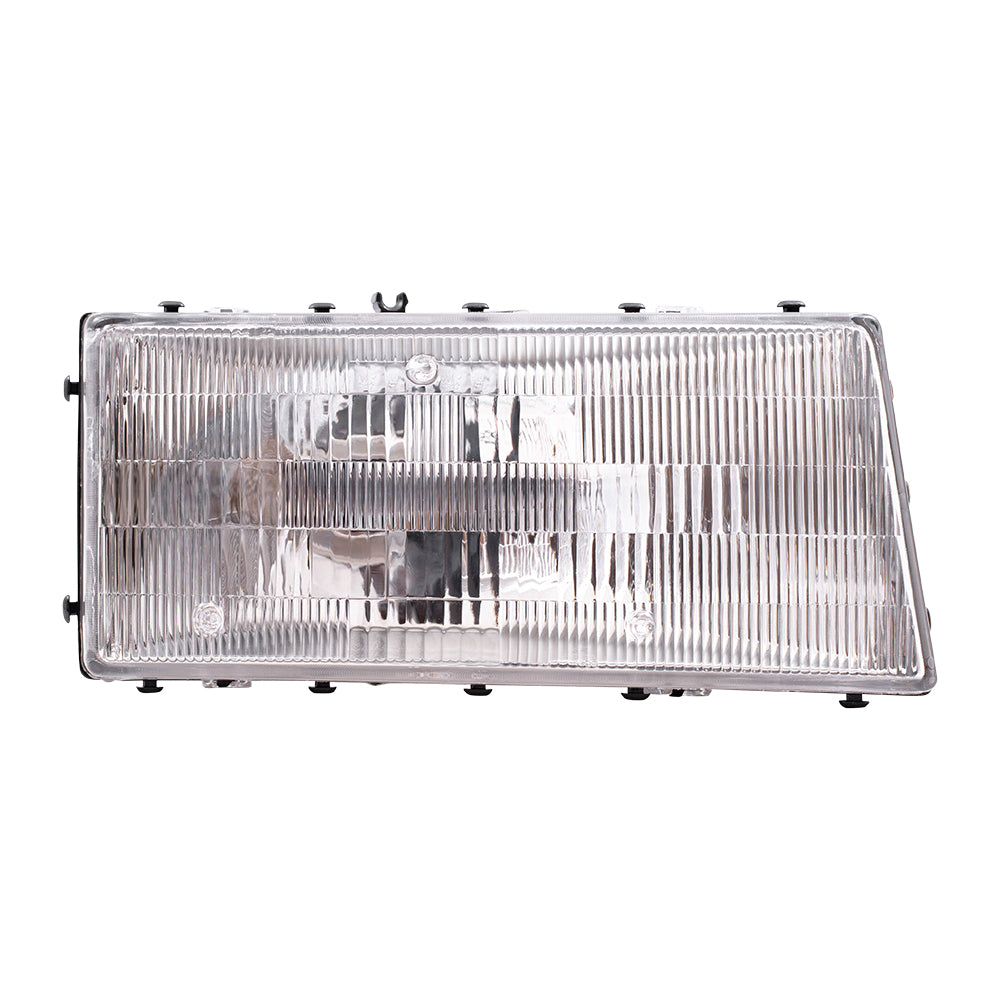 Brock Replacement Driver and Passenger Set Headlights Compatible with LeBaron Spirit Acclaim 4773253 4773252