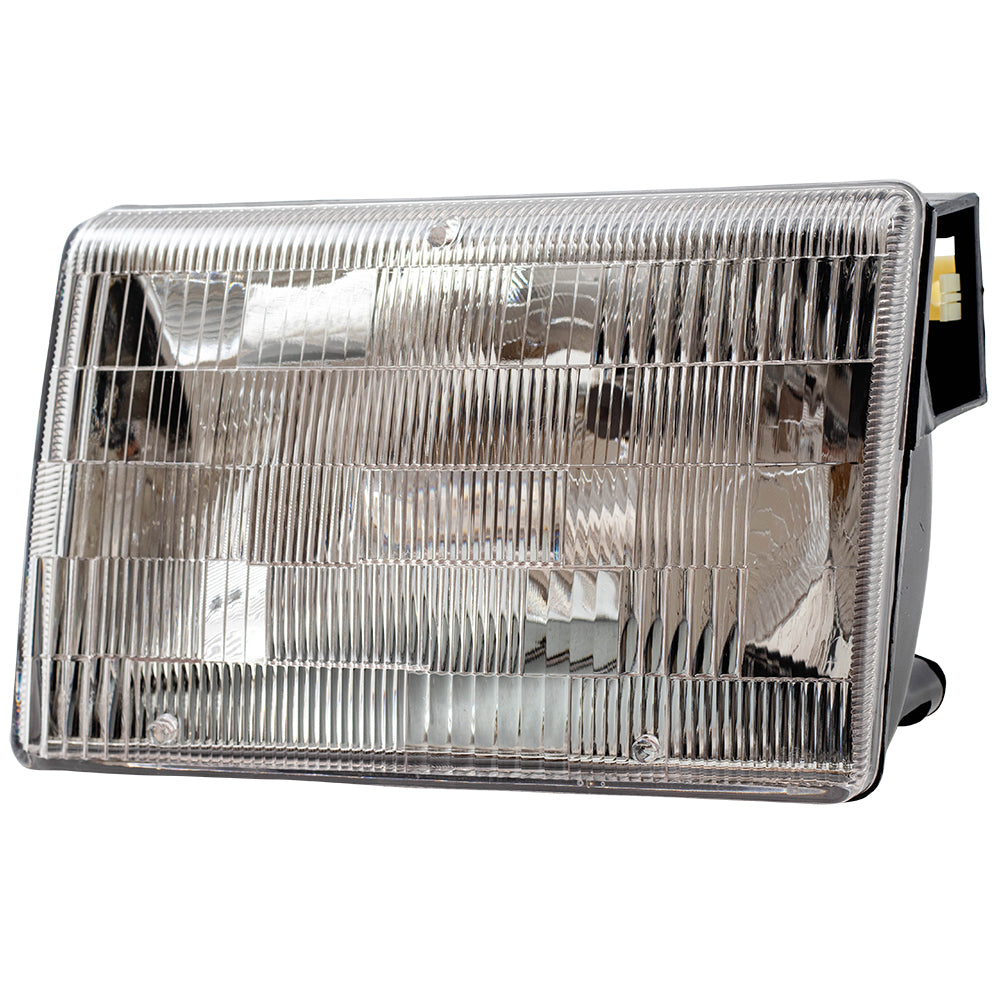 Brock Replacement Driver Headlight Compatible with 1993-1998 Grand Cherokee 55155127