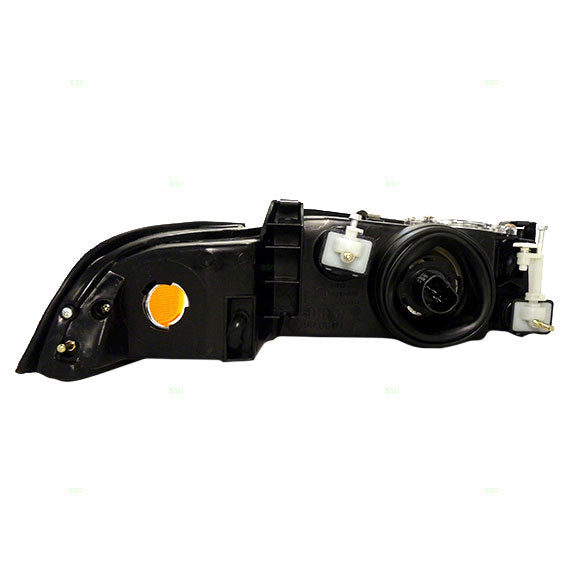 Brock Replacement Driver Halogen Headlight with Improved Beam Pattern Compatible with 1995-2000 Sratus Breeze Cirrus 4630873AB