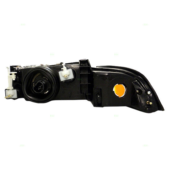 Brock Replacement Passenger Halogen Headlight with Improved Beam Pattern Compatible with 1995-2000 Sratus Breeze Cirrus 4630872AB