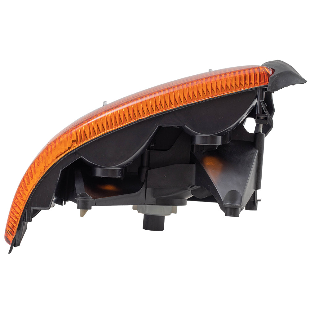 Brock Replacement Replacement Passenger Composite Headlight Headlamp with Park Signal Lamp Compatible with 1998-2004 Dakota 55055110AI