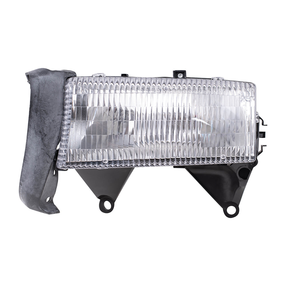 Brock Replacement Driver Headlight Compatible with 1997-2004 Dakota 1998-2003 Durango 55055171AE
