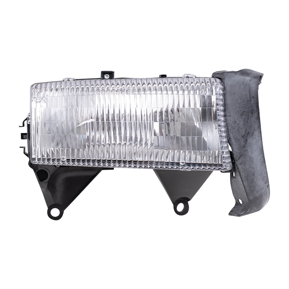 Brock Replacement Passenger Headlight Compatible with 1997-2004 Dakota 1998-2003 Durango 55055170AE
