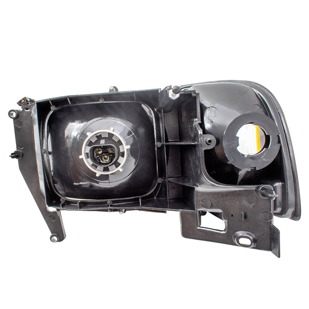 Brock Aftermarket Replacement Passenger Right Halogen Combination Headlight and Corner Light Assembly