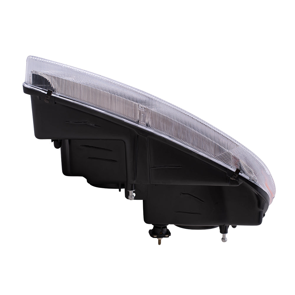 Headlight for 1999-2004 Grand Cherokee w/ Chrome Bezel Clear Park Light 55155553AI Left CH2502120