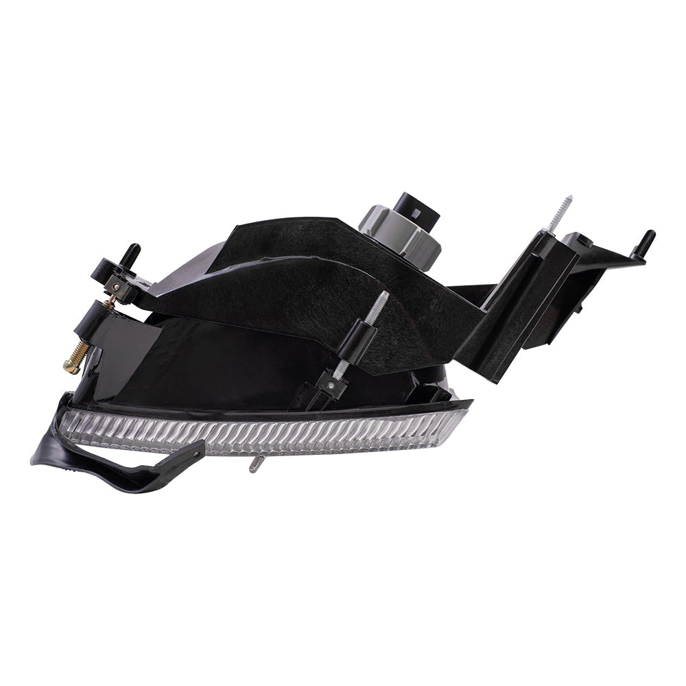 Brock Replacement Driver Halogen Headlight Compatible with 1994-2002 Pickup Truck 55076749AO 55076749AD
