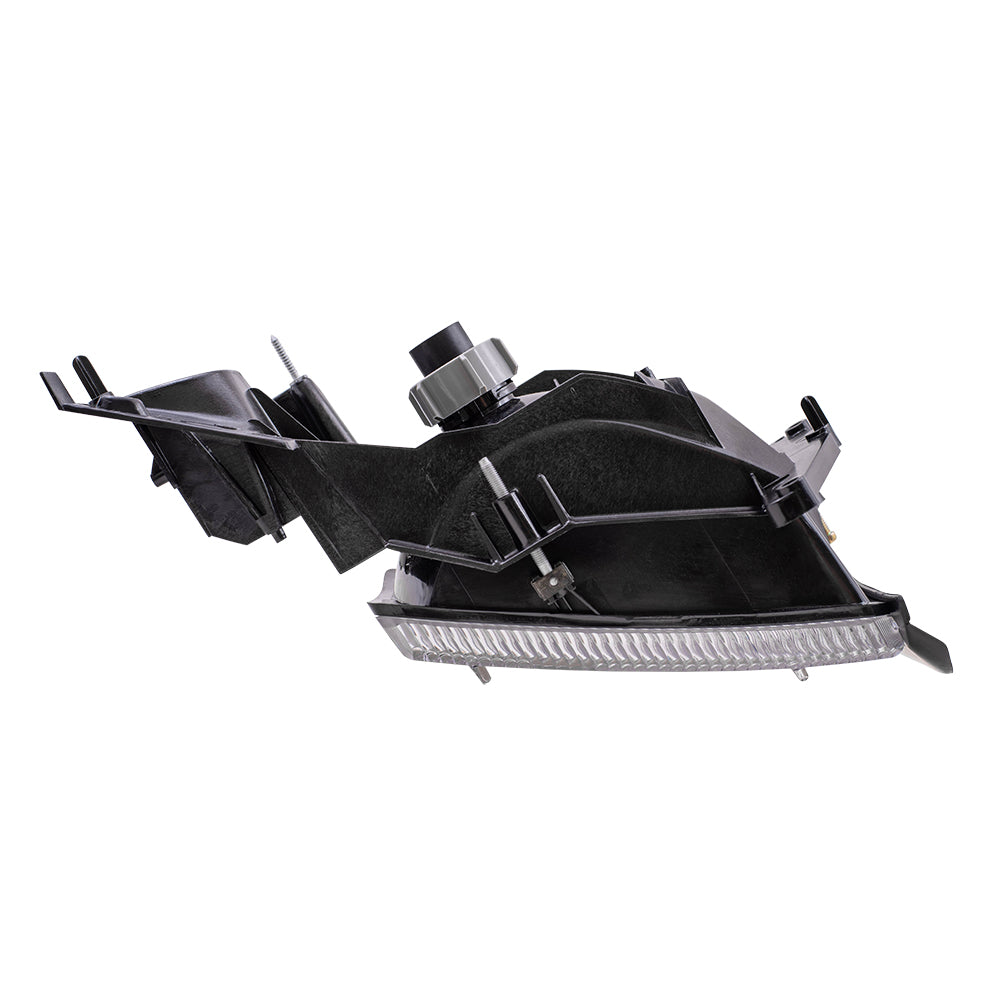 Brock Replacement Driver Halogen Headlight Compatible with 1994-2002 Pickup Truck 55076749AO 55076749AD