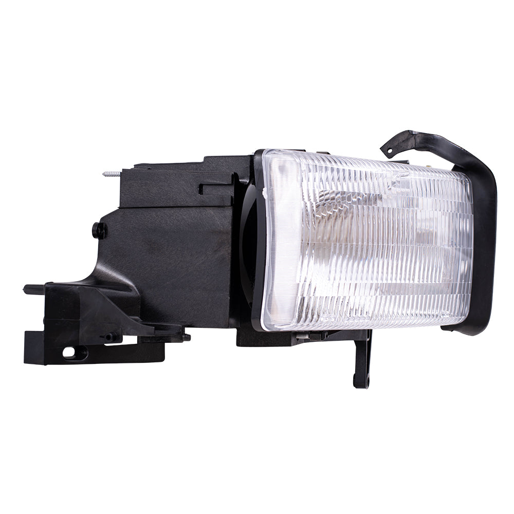 Brock Replacement Passenger Halogen Headlight Compatible with 1994-2002 Pickup Truck 55054780AH