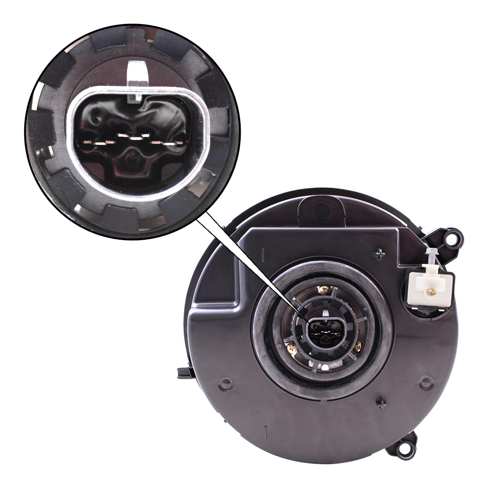 Brock Replacement Driver Headlight Compatible with 2002-2003 Liberty 5101821AA