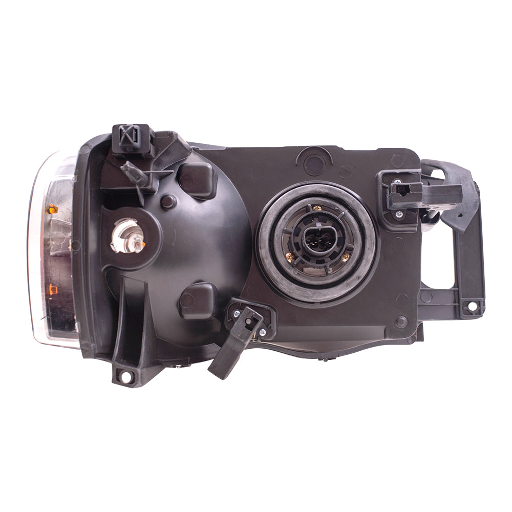 Brock Replacement Driver Halogen Headlight Compatible with 2002-2005 1500 Pickup Truck 55077121AF