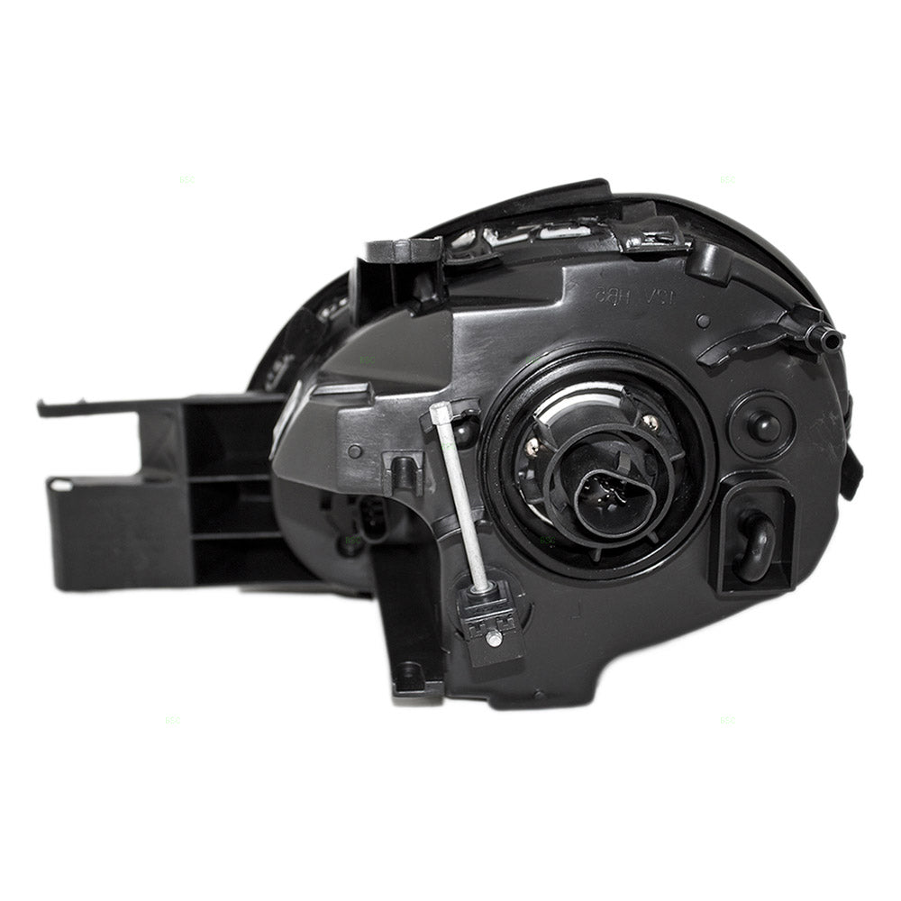 Brock Replacement Passenger Headlight with Black Bezel Compatible with 2003-2005 Neon 5288510AE