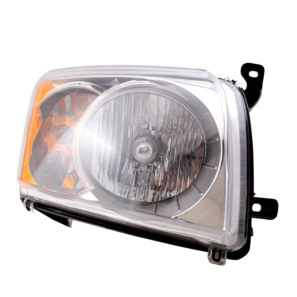 Brock Replacement Set Driver and Passenger Headlights Compatible with 2007-2012 Caliber 5303739AJ 5303738AJ