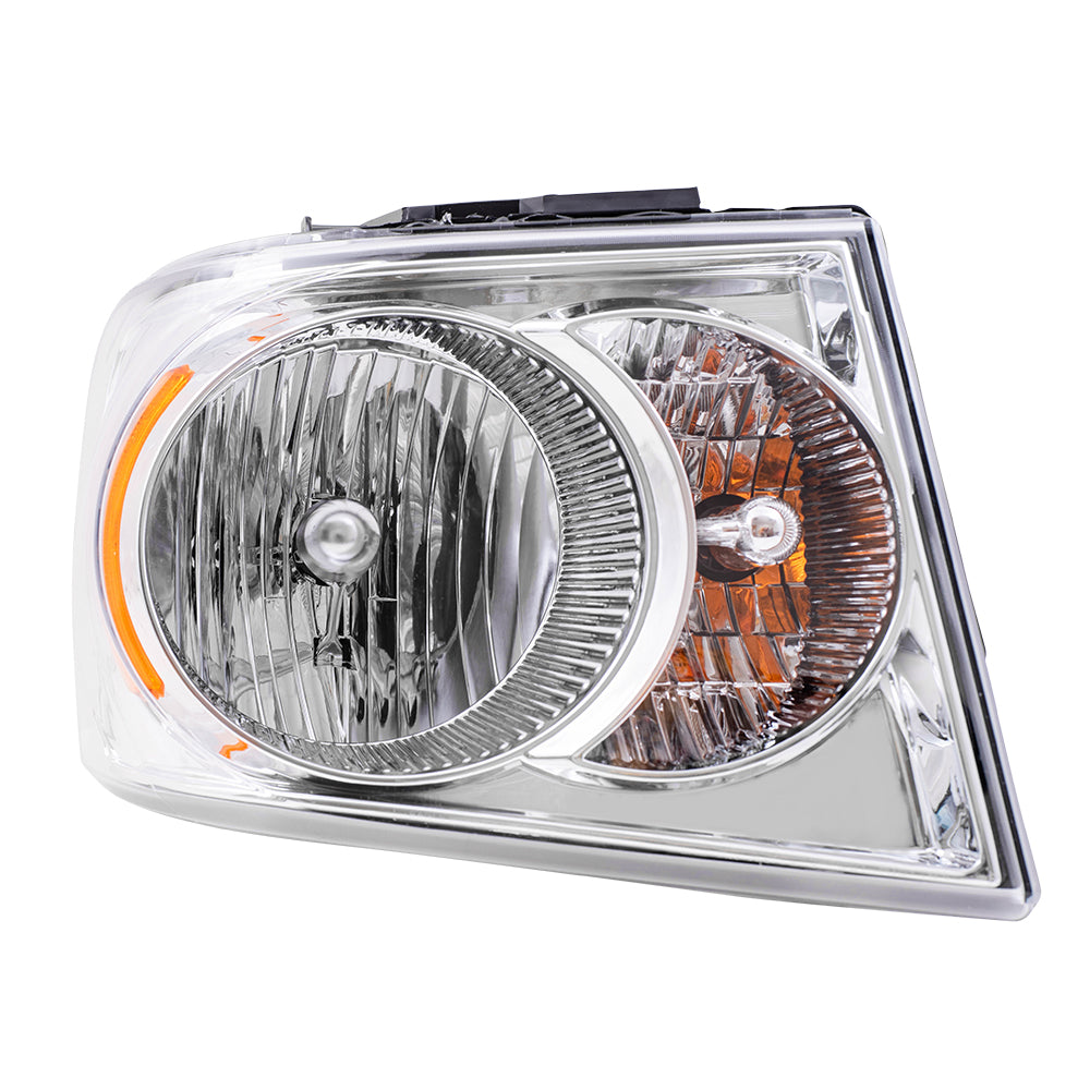 Brock Replacement Passenger Headlight Compatible with 2007-2009 Durango 55078018AI